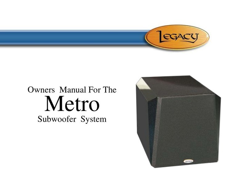 Legacy Metro User manual