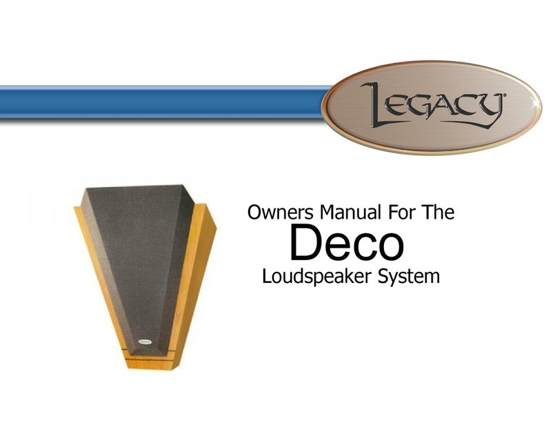 Legacy Deco User manual Legacy Deco User manual