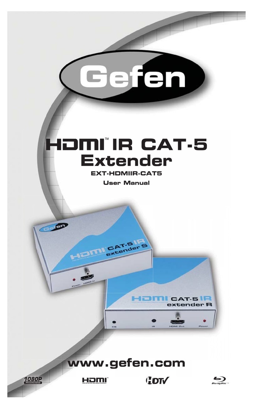 Gefen HDMI CAT-5 IR user manual