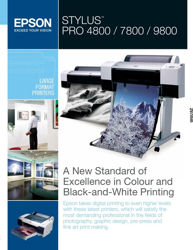 Epson Stylus Pro 4800 Portrait Edition User manual