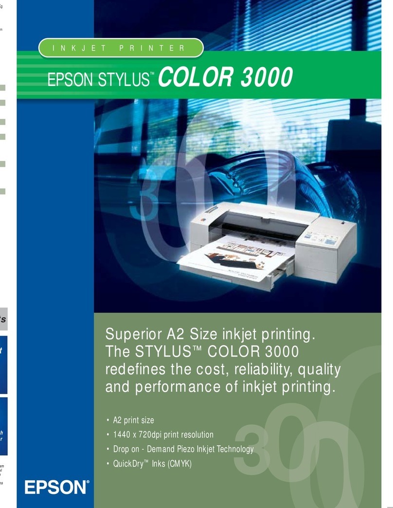 Epson Stylus COLOR 3000 User manual