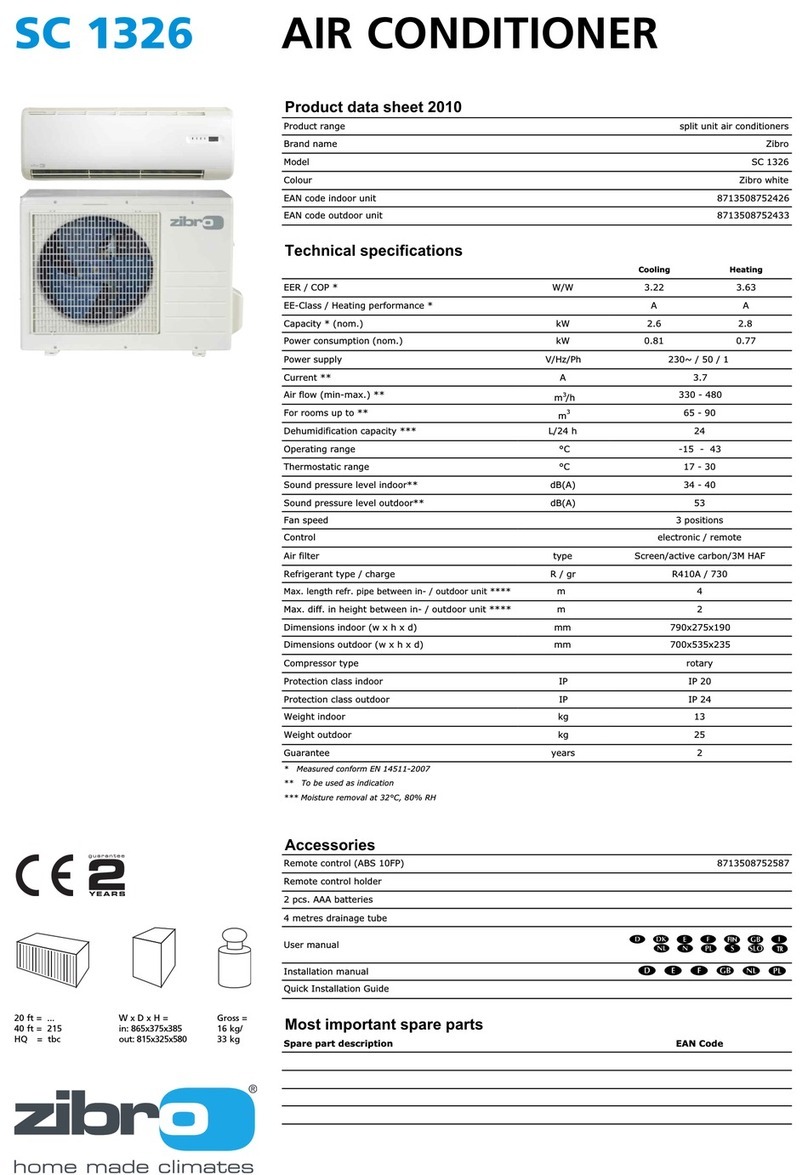 Zibro SC 1326 User manual