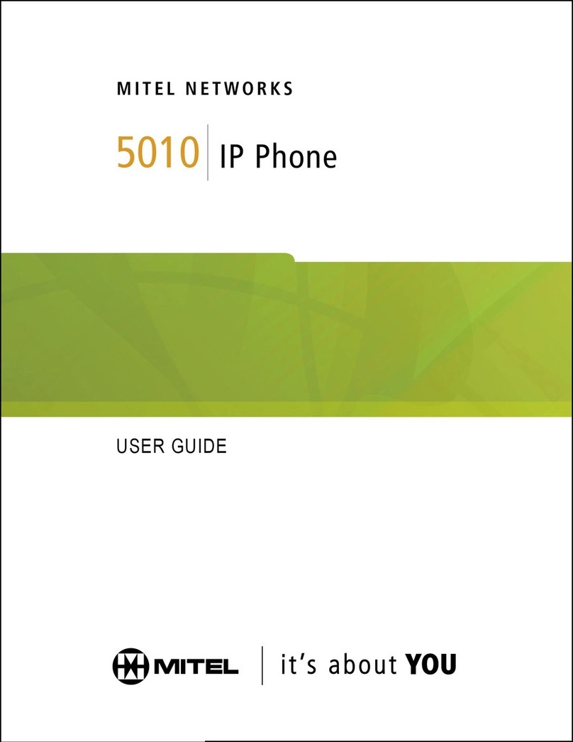 Mitel NETWORKS 5010 user guide