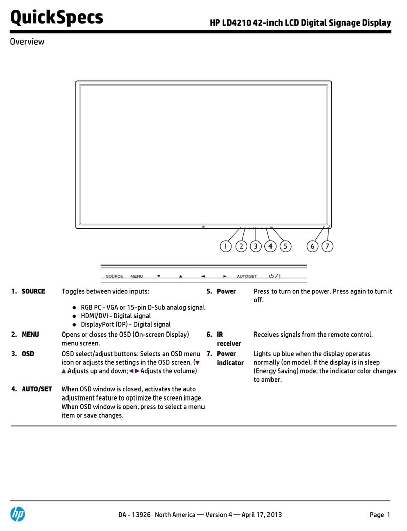 HP XG825AA User manual