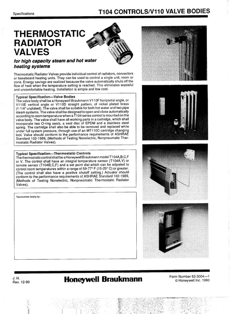 Honeywell T104 Specifications