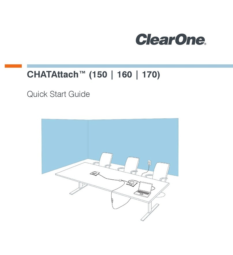 Clear One CHATAttach 150 quick start guide