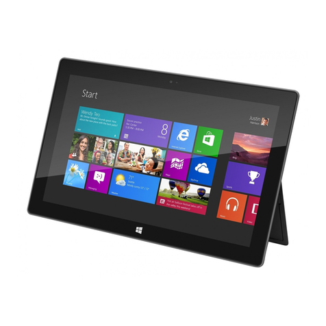 Microsoft SURFACE RT Getting started guide