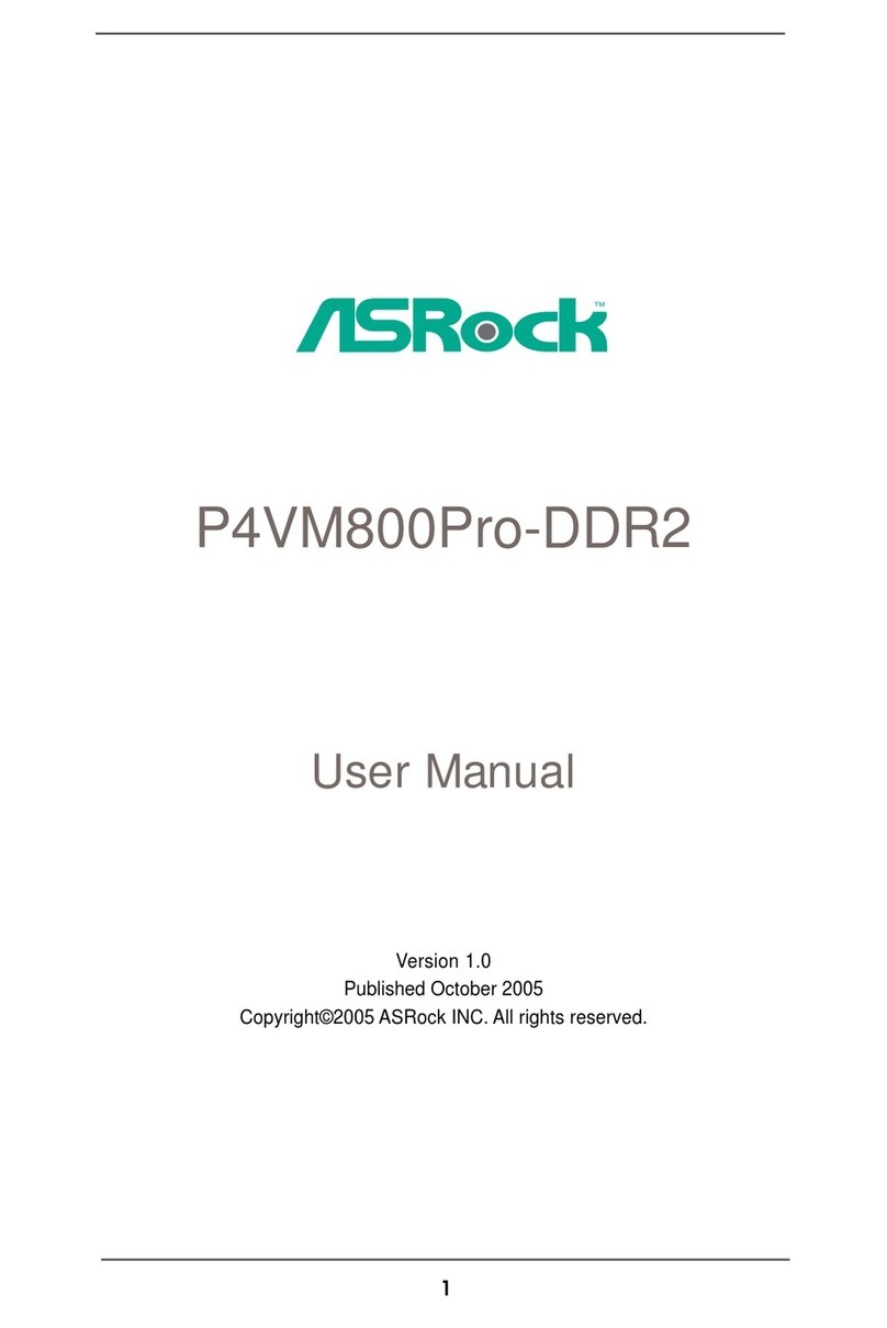 ASROCK P4VM800Pro-DDR2 User manual