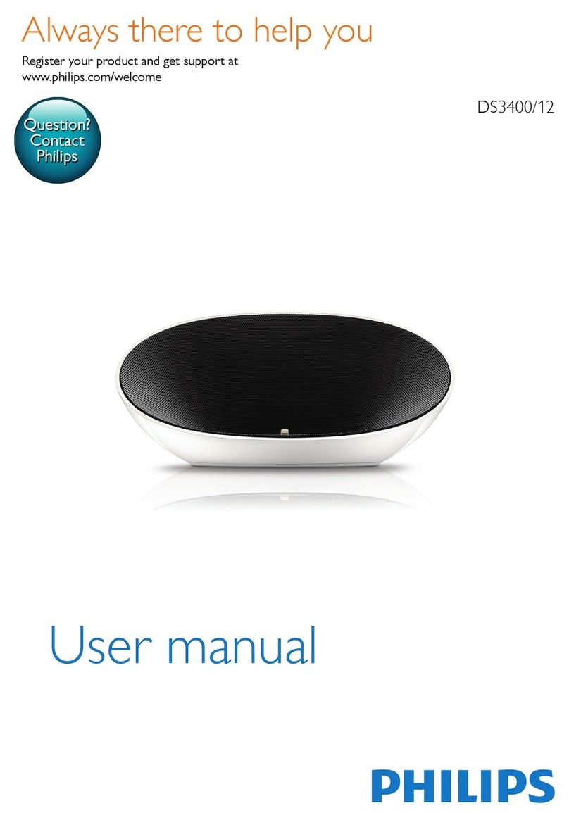 Philips DS3400/12 user manual