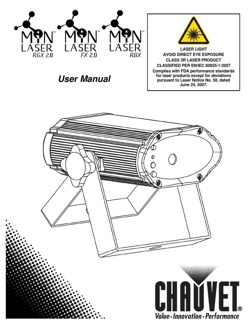 Chauvet MiN Laser RGX 2.0 user manual