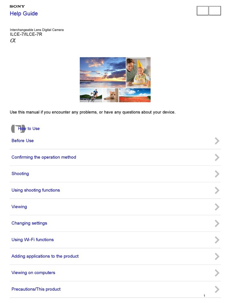 Sony Alpha ILCE-7 Help guide