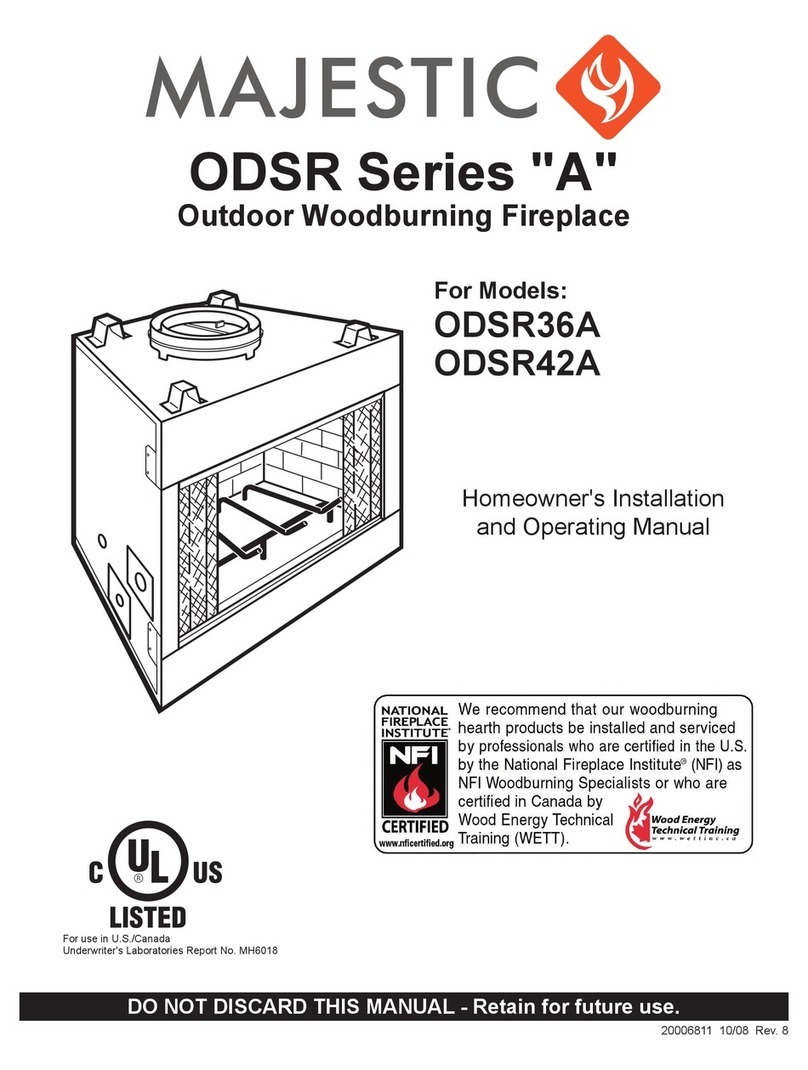 Majestic Al Fresco ODSR36A Mounting instructions Majestic Al Fresco ODSR36A Mounting instructions