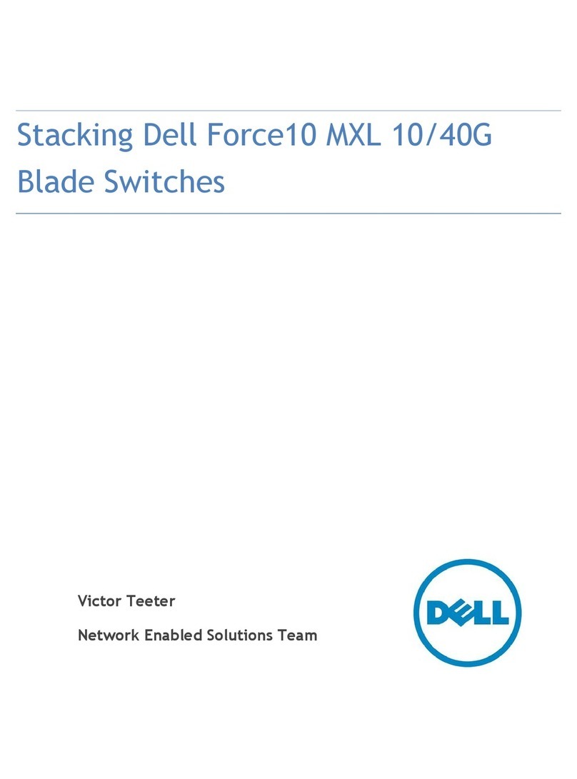 Dell Force10 MXL Blade User manual