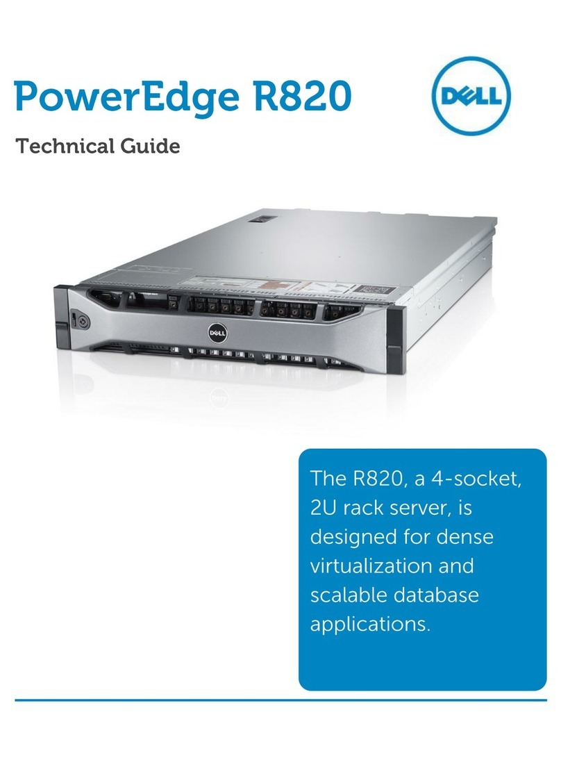 Dell PowerEdge R820 Quick start guide