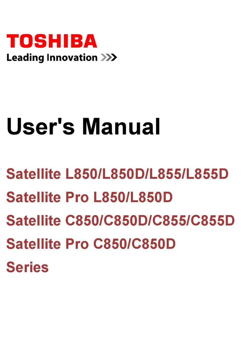 Toshiba Satellite L850D User manual