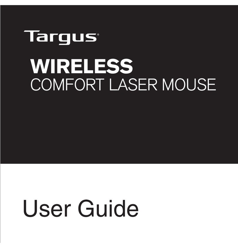 Targus WIRELESS COMFORT LASER MOUSE User manual Targus WIRELESS COMFORT LASER MOUSE User manual