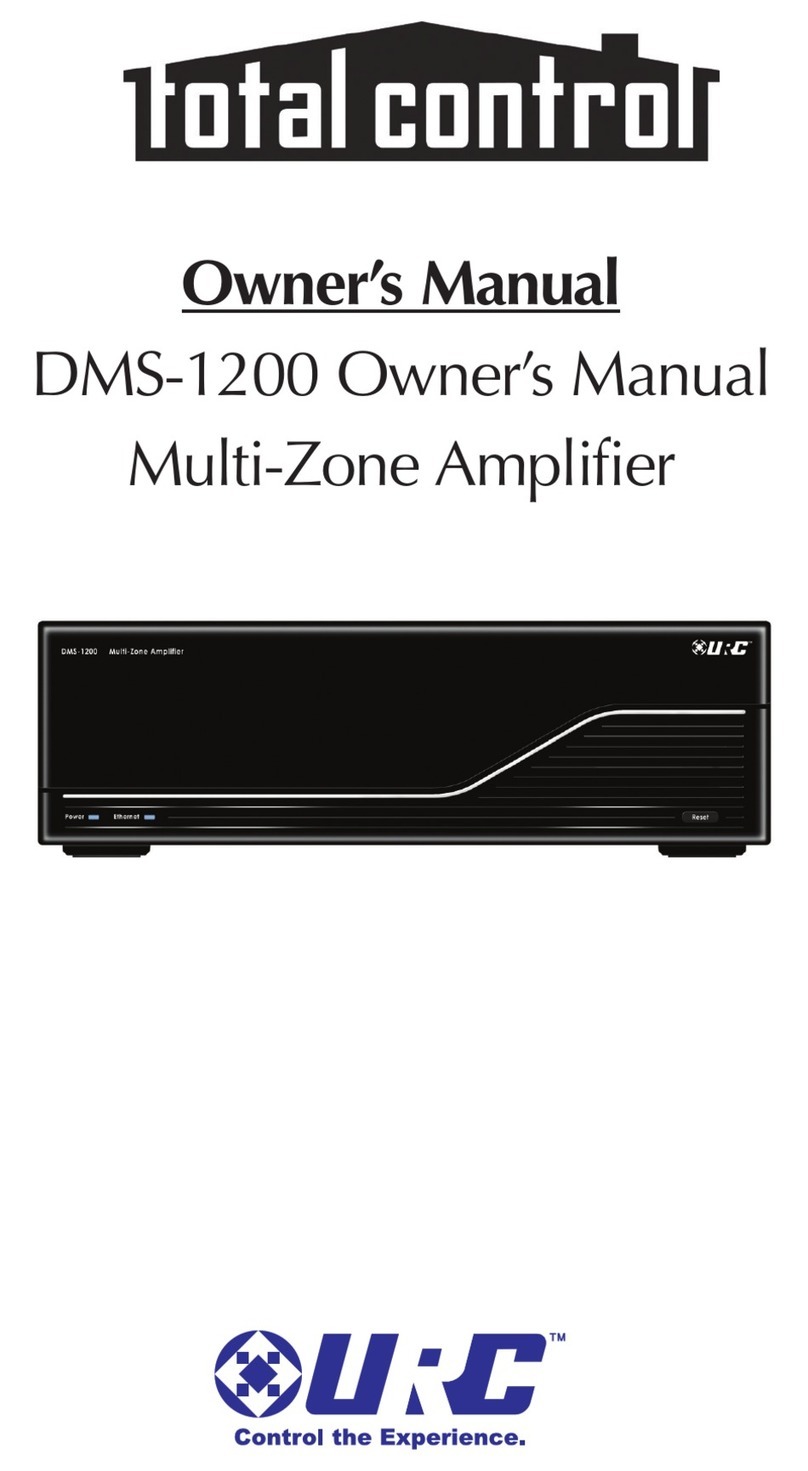 URC Total Control DMS-1200 User manual