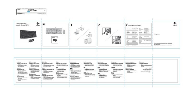 Logitech Desktop MK120 User manual