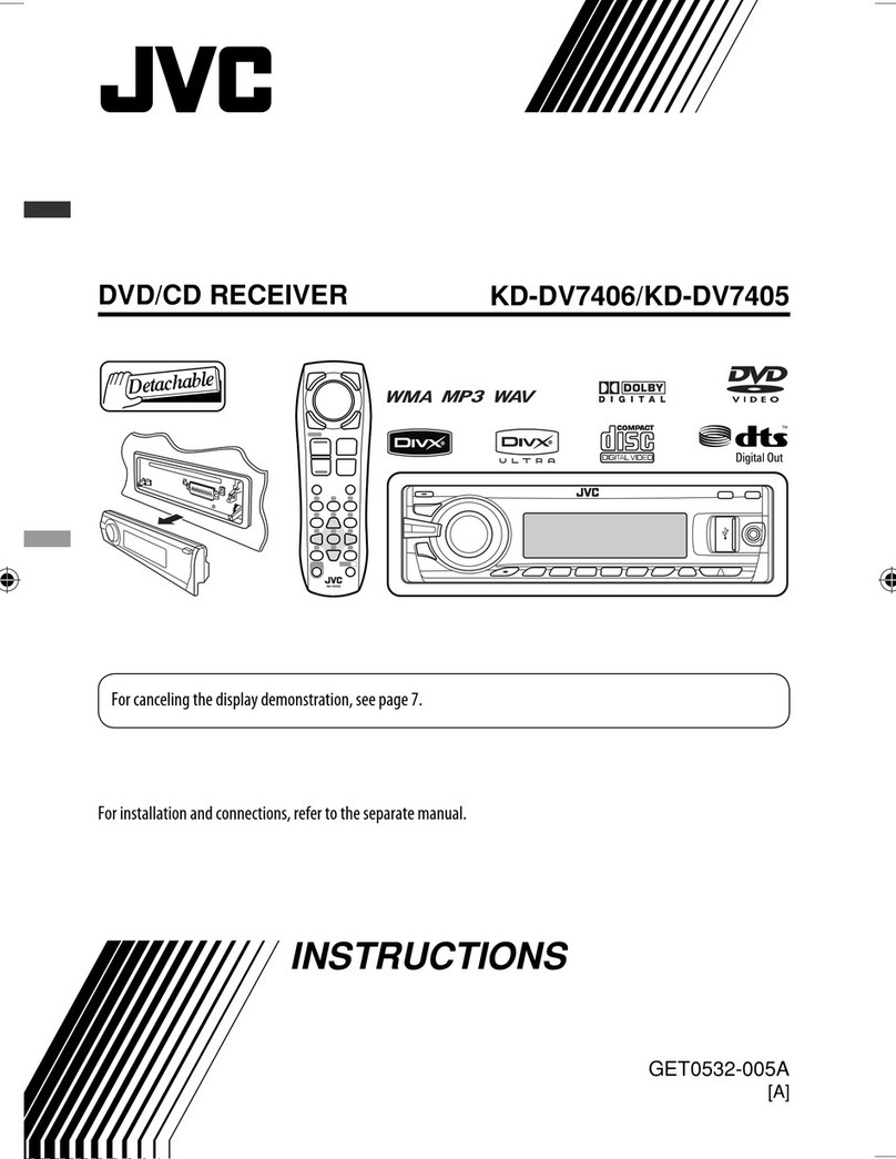 JVC KD-DV7406 User manual