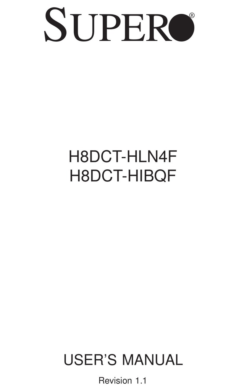 Supero H8DCT-HLN4F user manual Supero H8DCT-HLN4F user manual