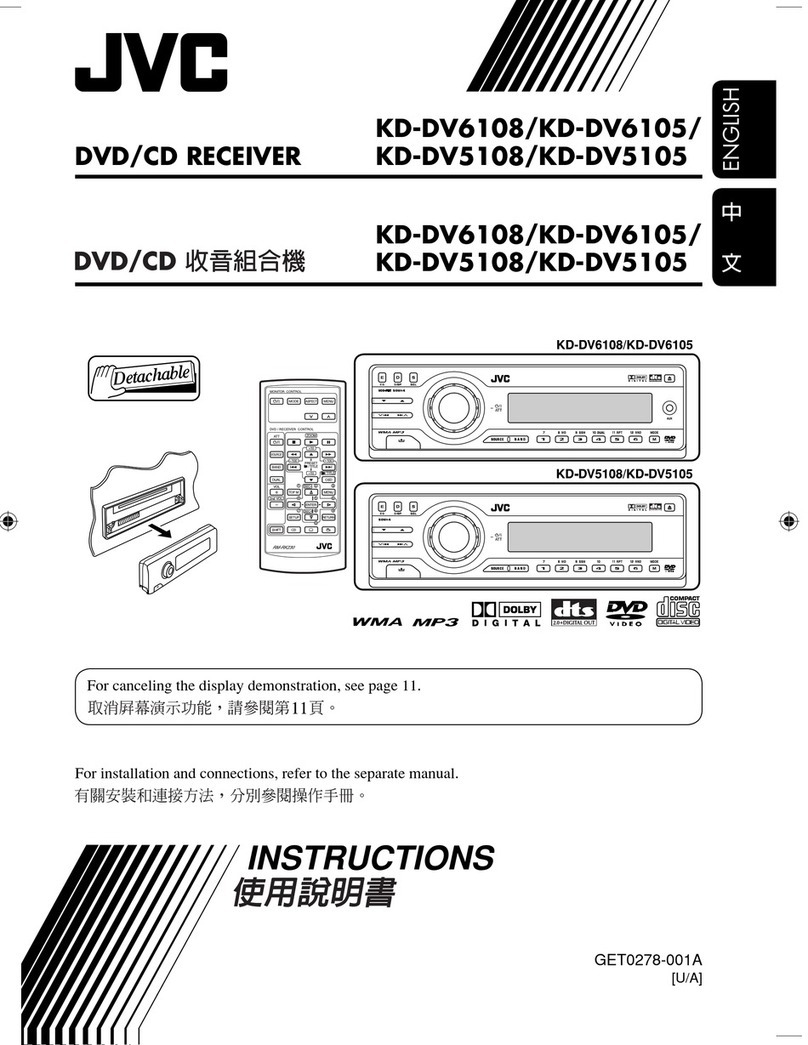 JVC KD-DV6108 User manual