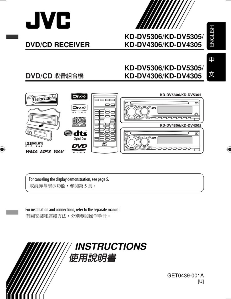JVC KD-DV5306 User manual JVC KD-DV5306 User manual