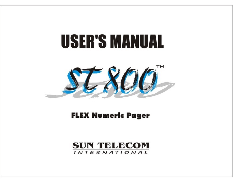 Sun Telecom ST800 user manual