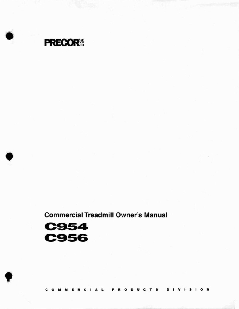 Precor C954 User manual
