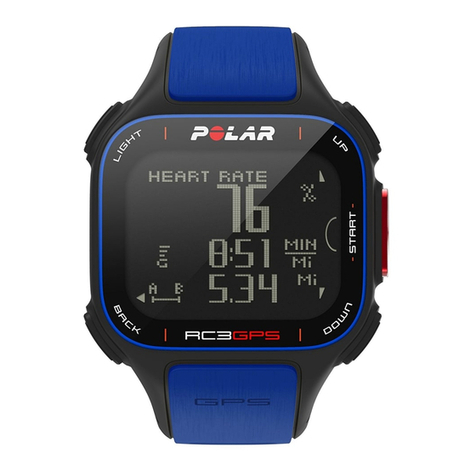 Polar Electro Equine RC3 GPS user manual
