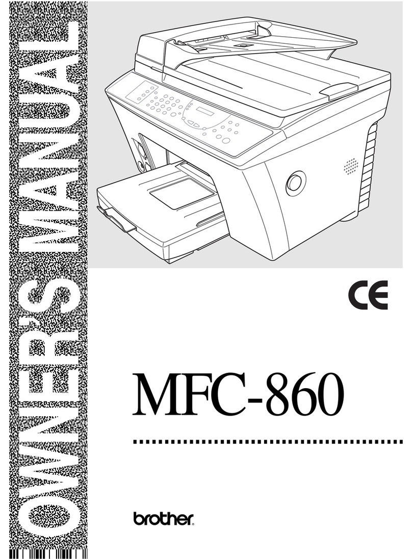 Brother MFC-860 User manual