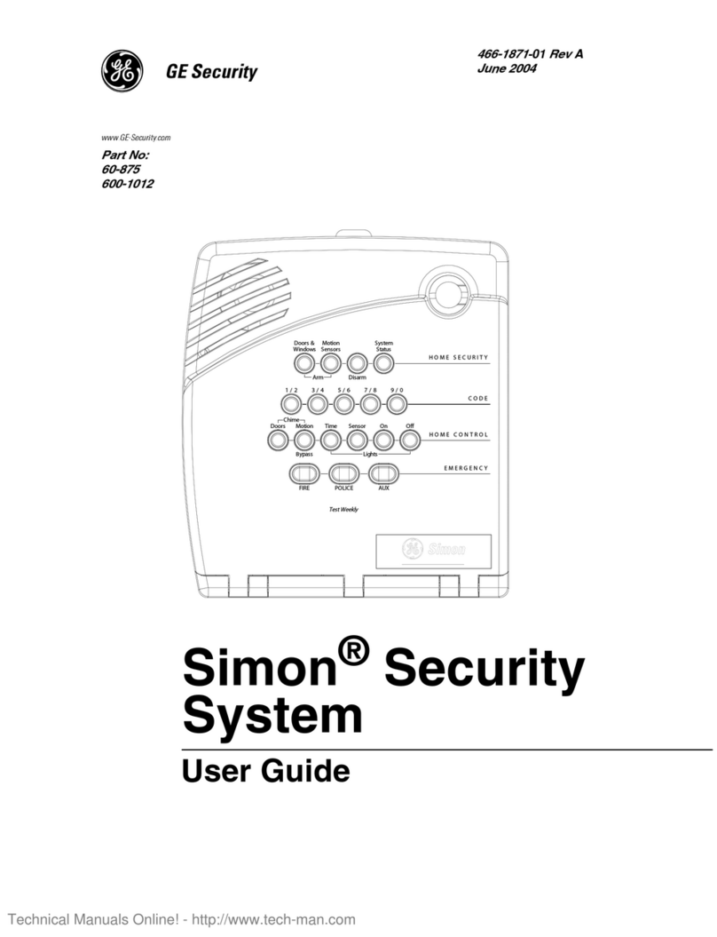 GE Security Simon user guide