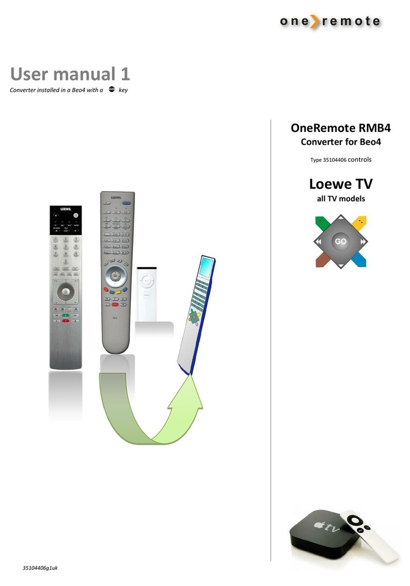 One Remote OneRemote RMB4 user manual