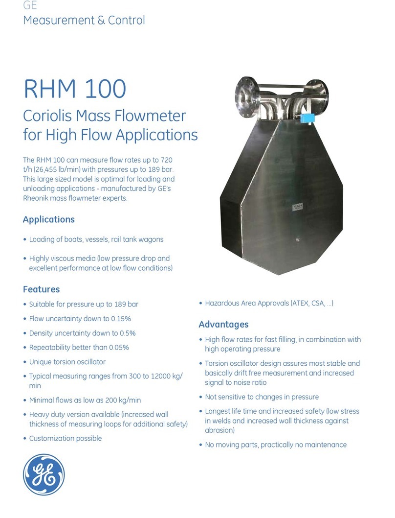 GE RHM 100 User manual GE RHM 100 User manual