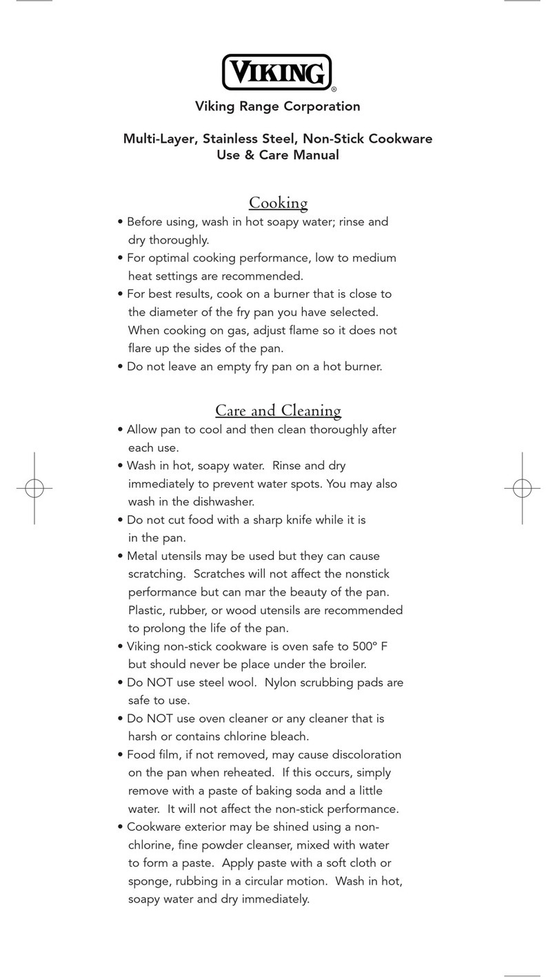 Viking Cookware User manual