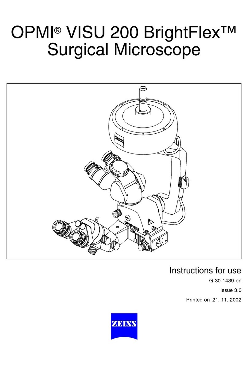 Zeiss VISU 200 User manual Zeiss VISU 200 User manual