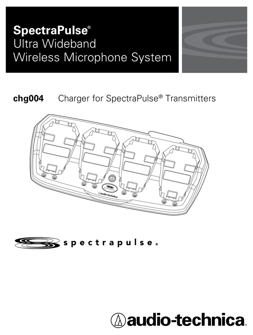 Audio Technica SpectraPulse chg004 User manual