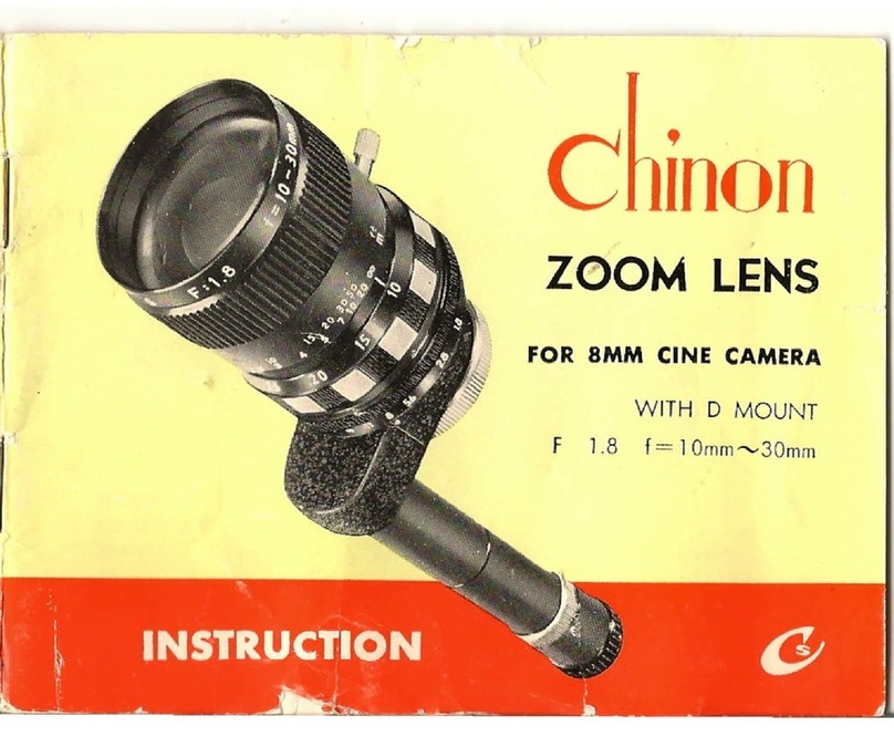 CHINON ZOOM LENS instructions