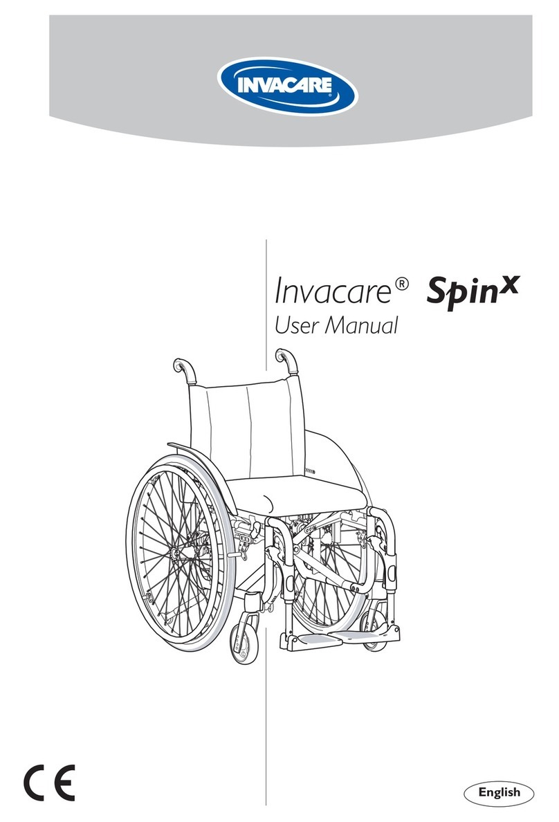 Invacare SpinX user manual
