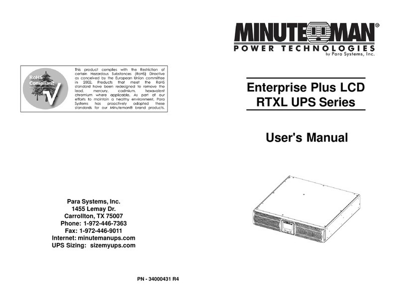 Para systems E750RTXL2U User manual Para systems E750RTXL2U User manual