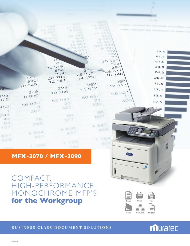 Muratec MFX-3070 User manual