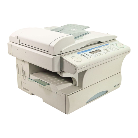 Muratec MFX-1600 Installation and operation manual