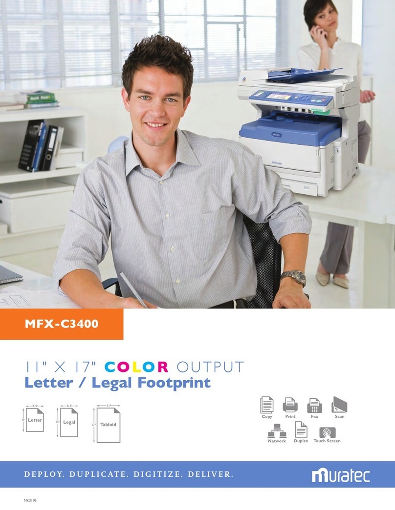 Muratec MFX-C3400 User manual