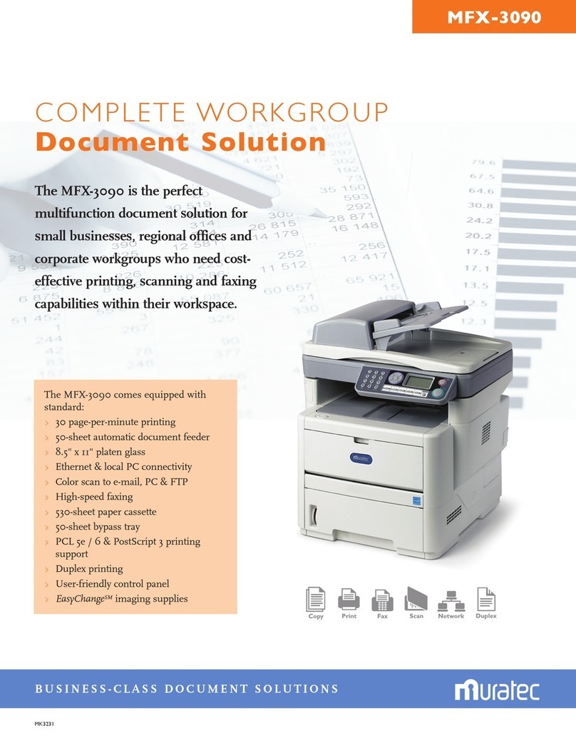 Muratec MFX-3090 User manual