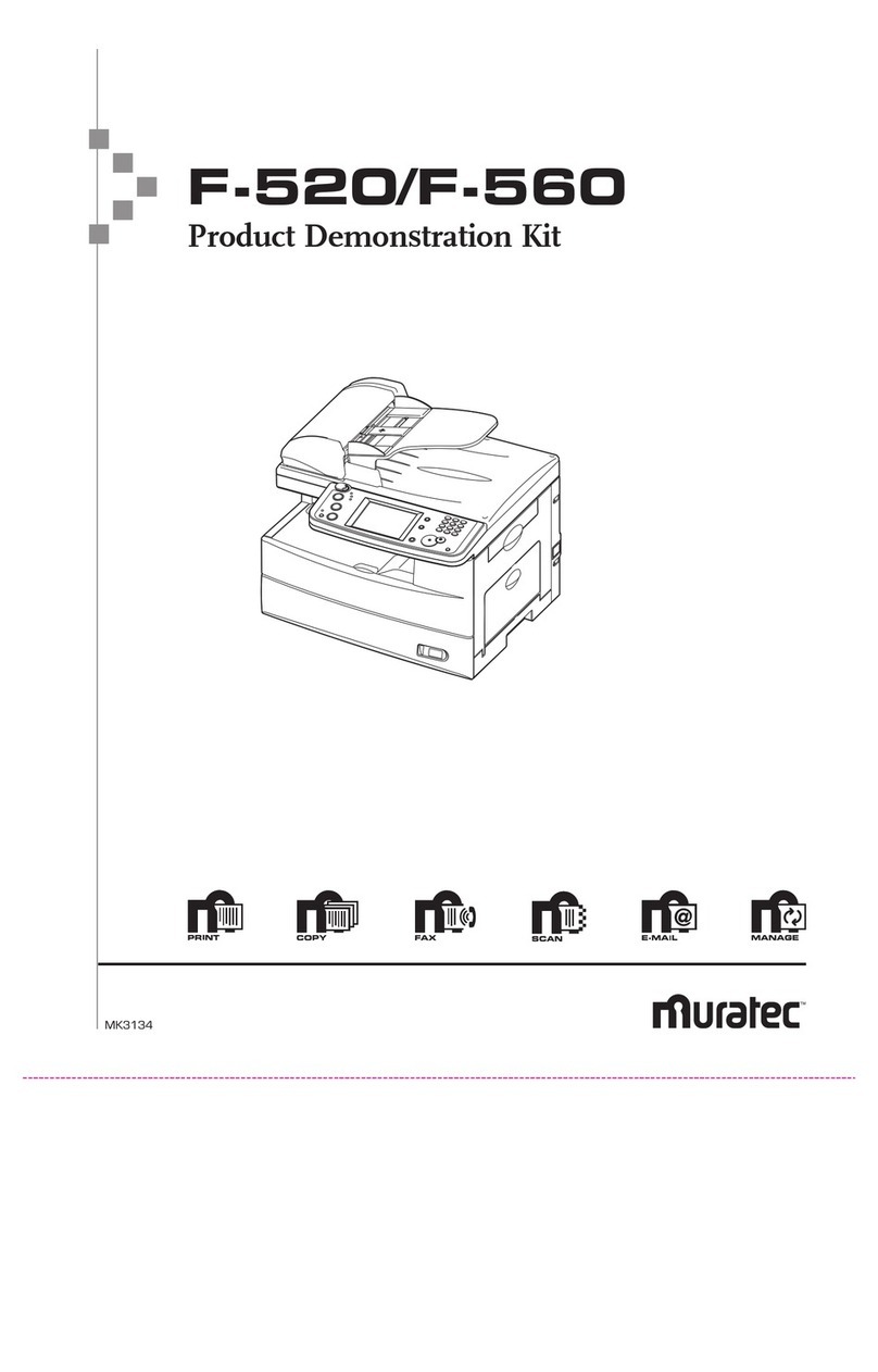 Muratec F-520 Specification sheet