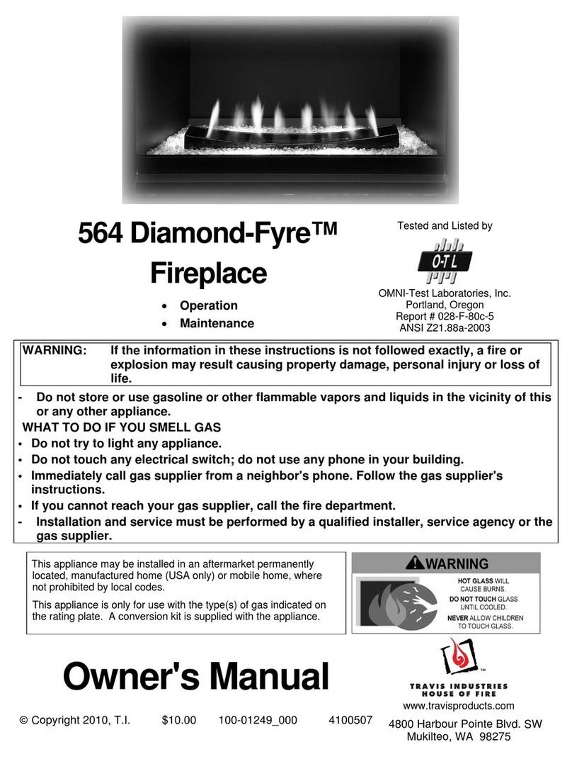 Travis Industries 564 owner's manual Travis Industries 564 owner's manual