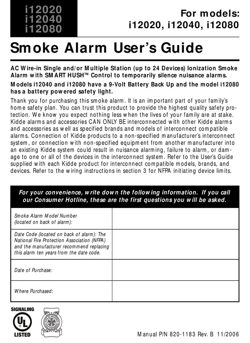 Kidde I12020 user guide