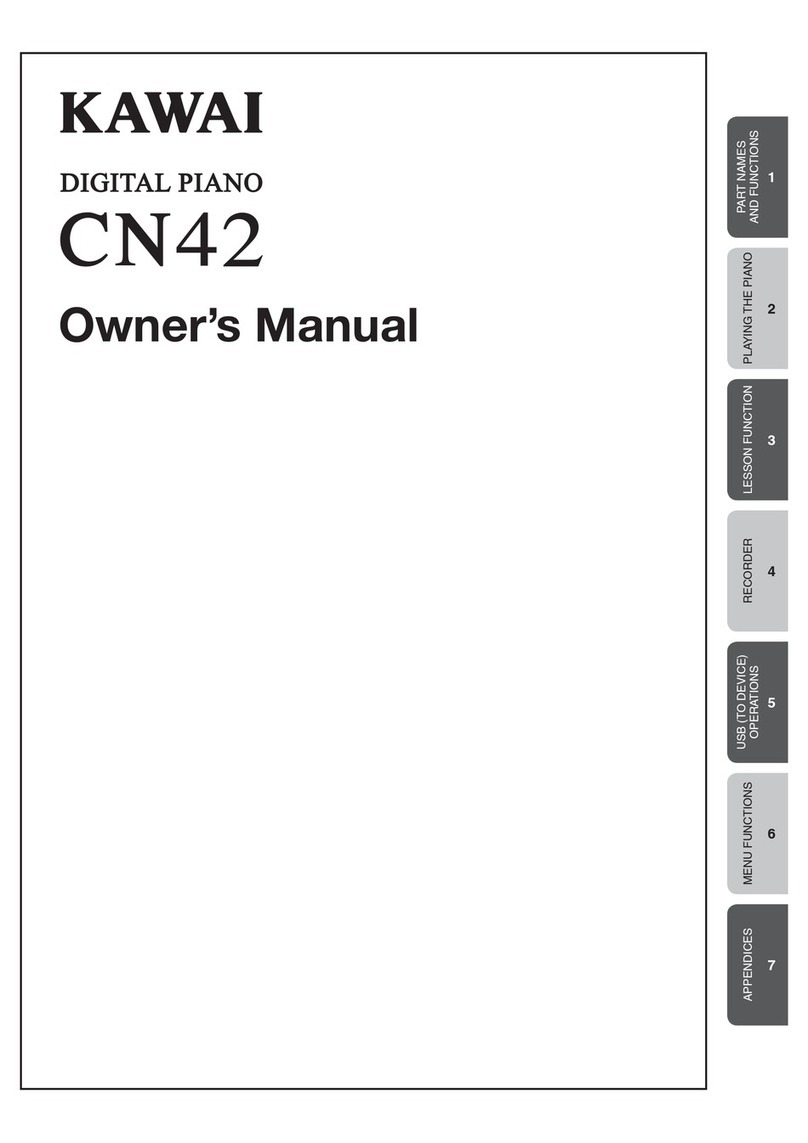 Kawai CN42 User manual