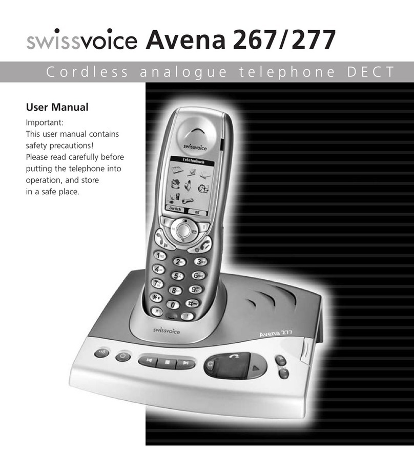 Swissvoice Avena 267 user manual