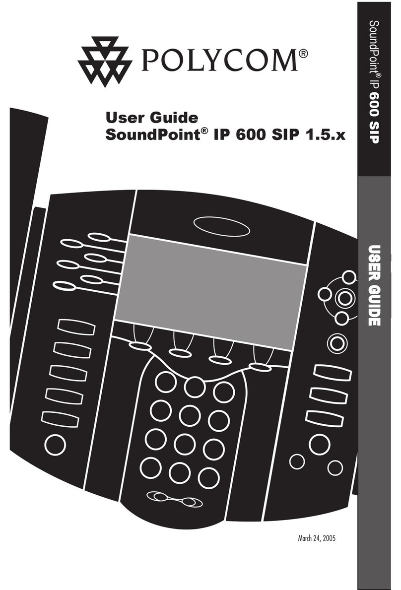 Polycom SoundPoint IP 600 SIP User manual