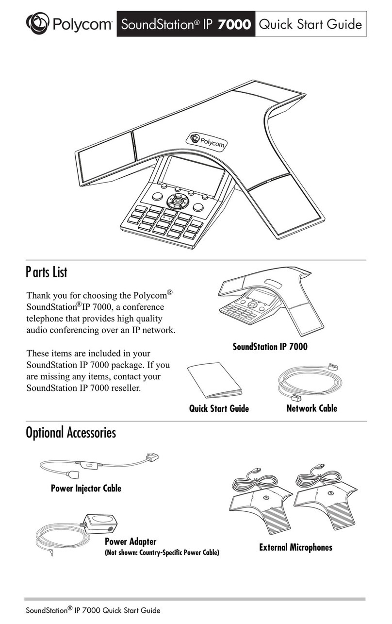 Polycom SoundStation IP 7000 User manual
